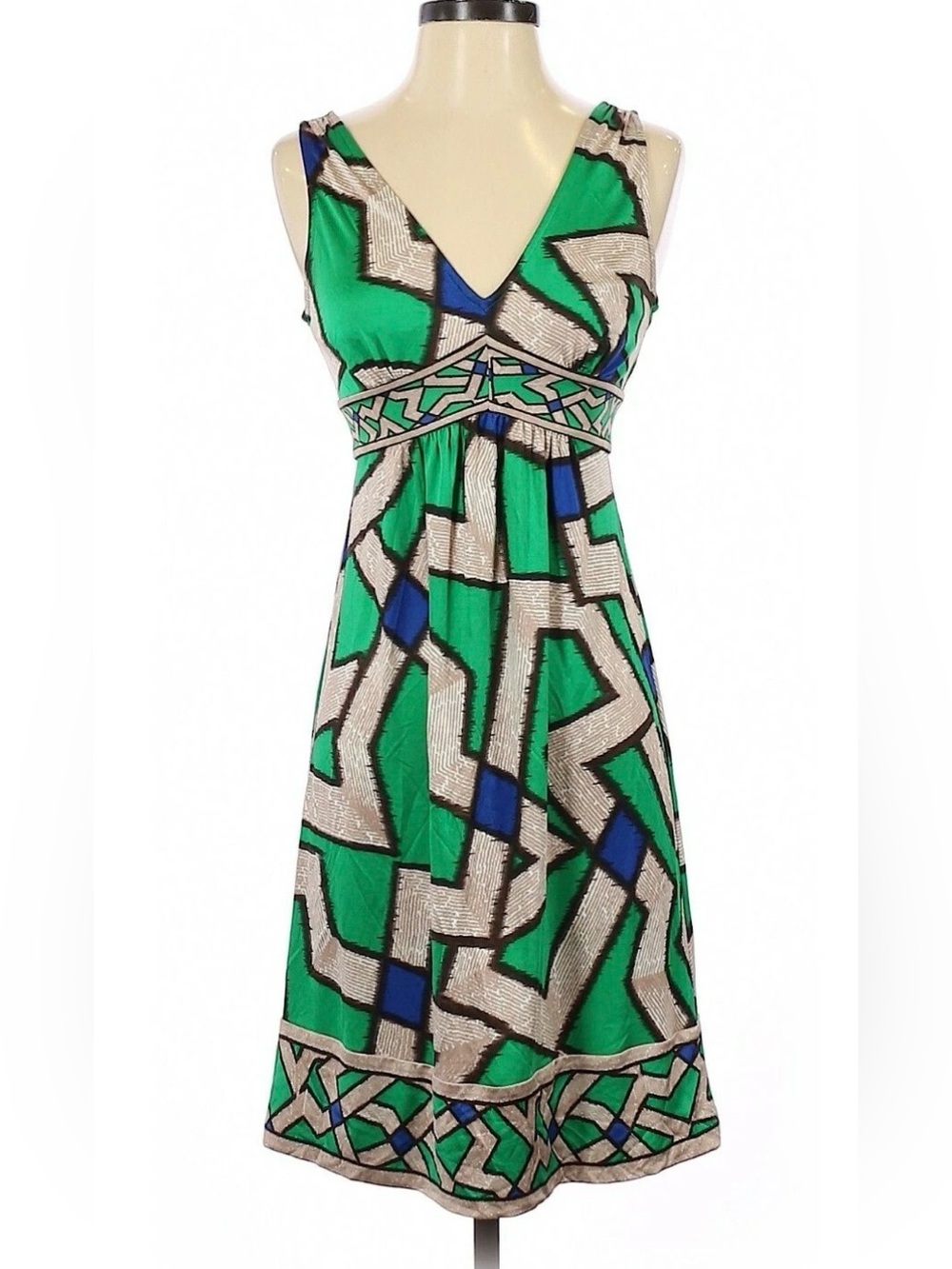 DIANE VON FURSTENBERG Green Ophelia Dress Size 0